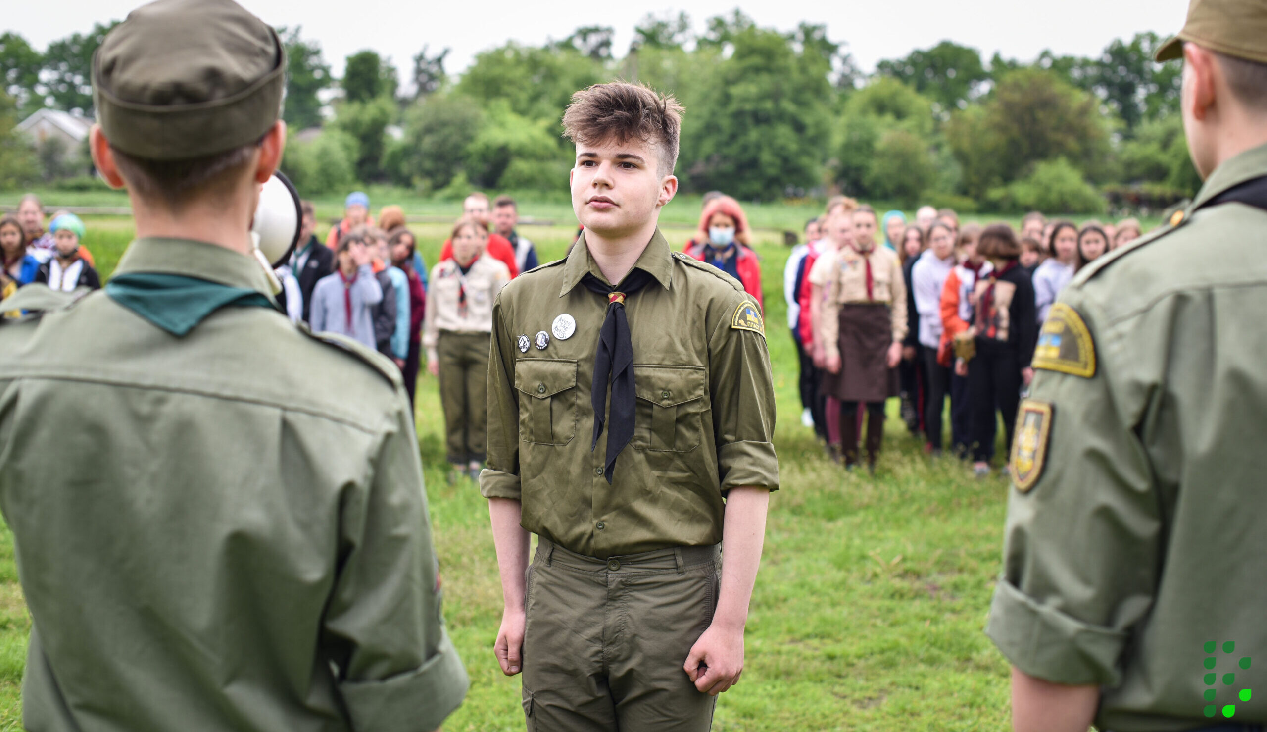 Plast scouts perform their professional and civil duties