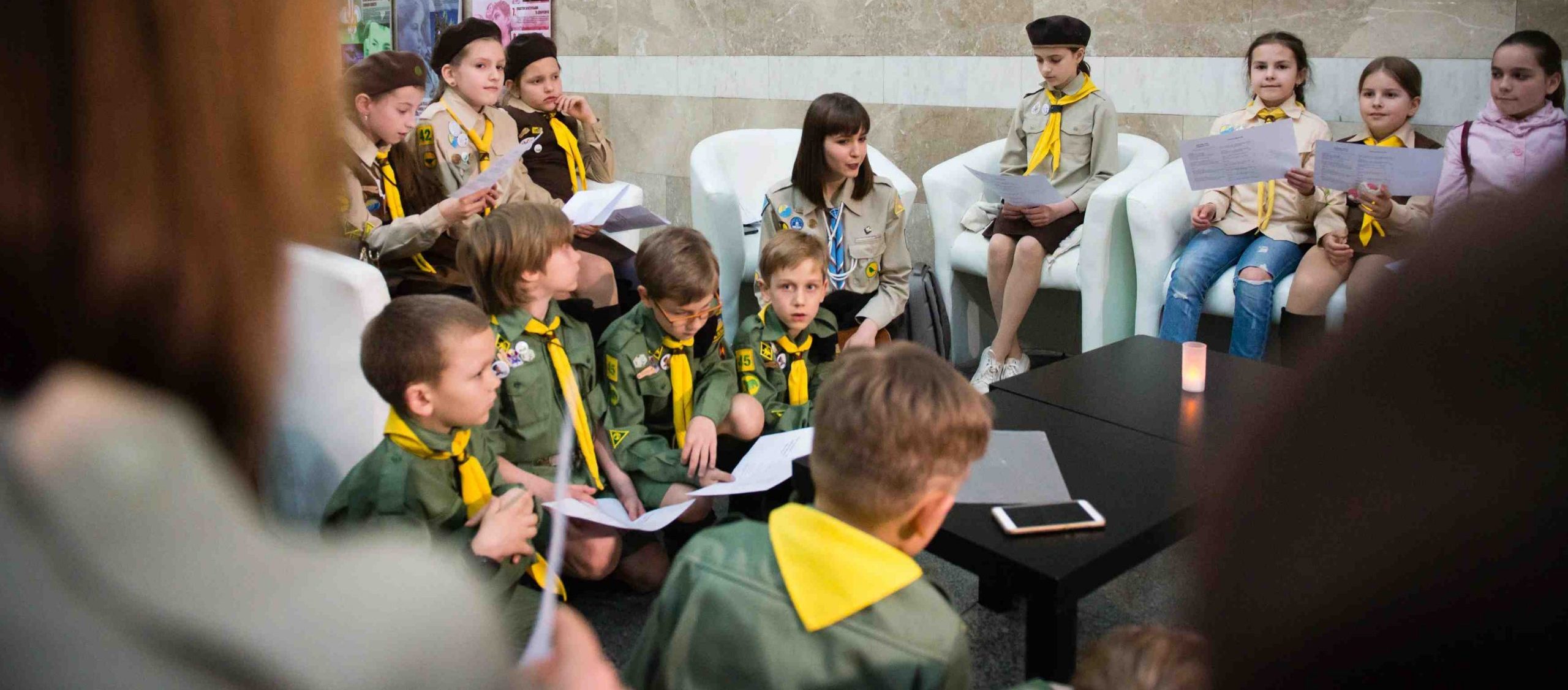 When the war came, we didn’t stop scouting – we adapted