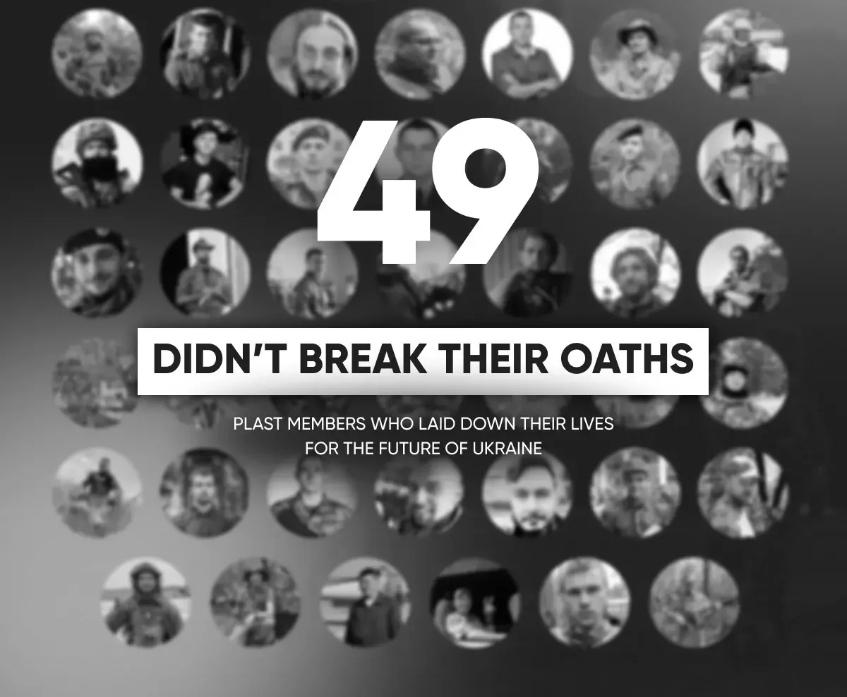 49 Plast members died fighting for Ukraine