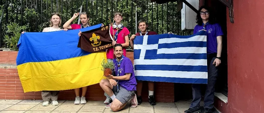 Ukrainian teenage scouts joined the 39th meeting of the Greek Plast Scouts in Rethymno, Crete