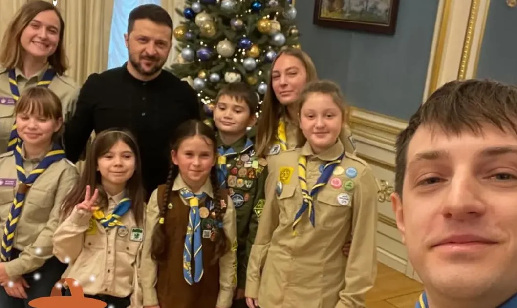 The Peace Light is burning in the office of the President of Ukraine